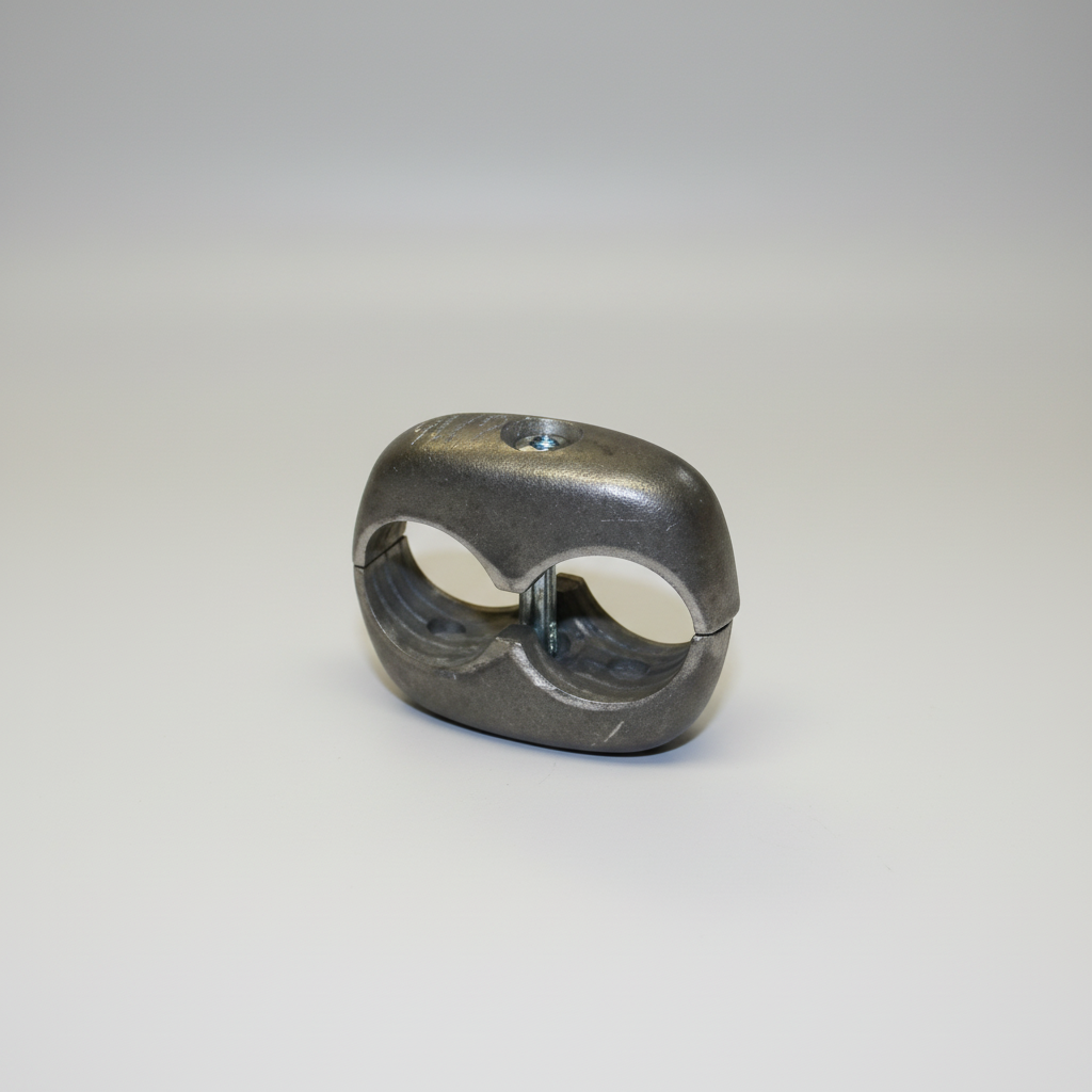 Doppelschlauchklemme Aluminium