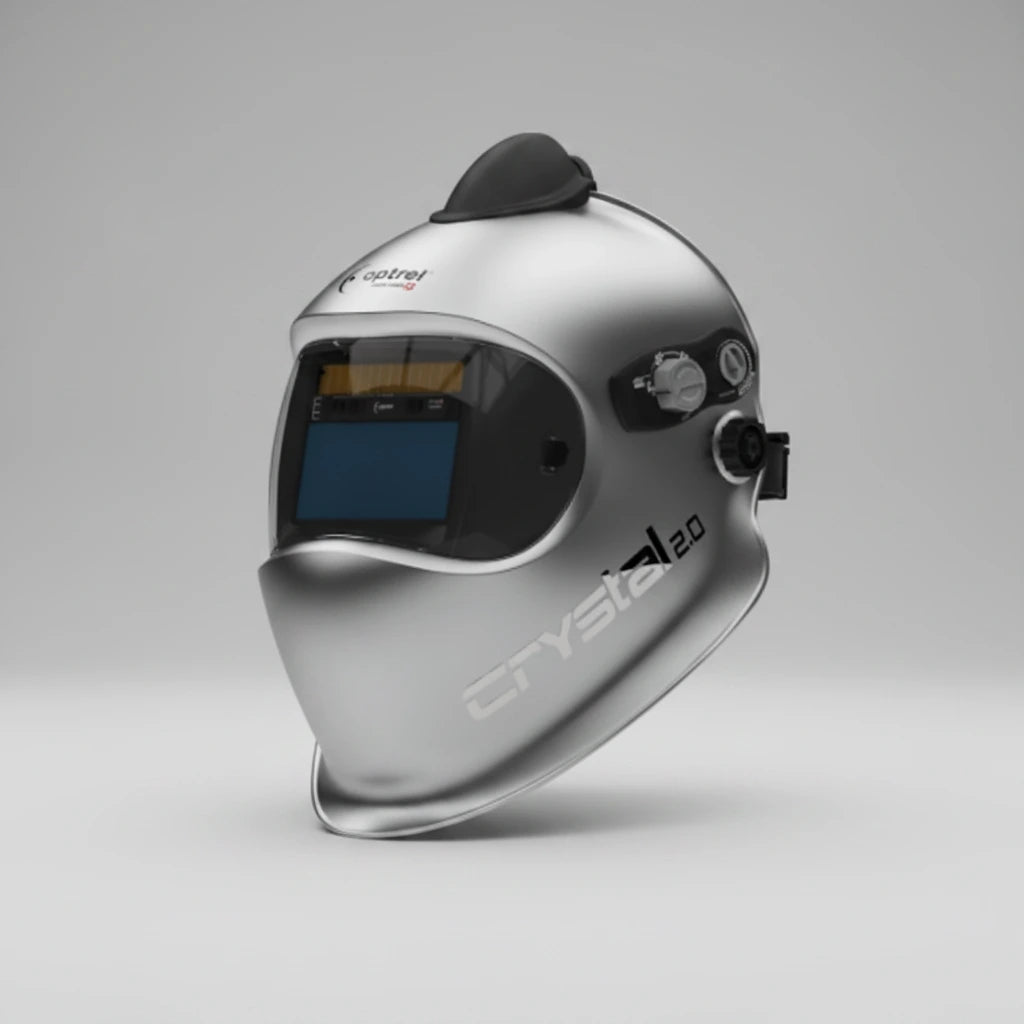 optrel crystal2.0 Frischluftautomatikschweißhelm silber