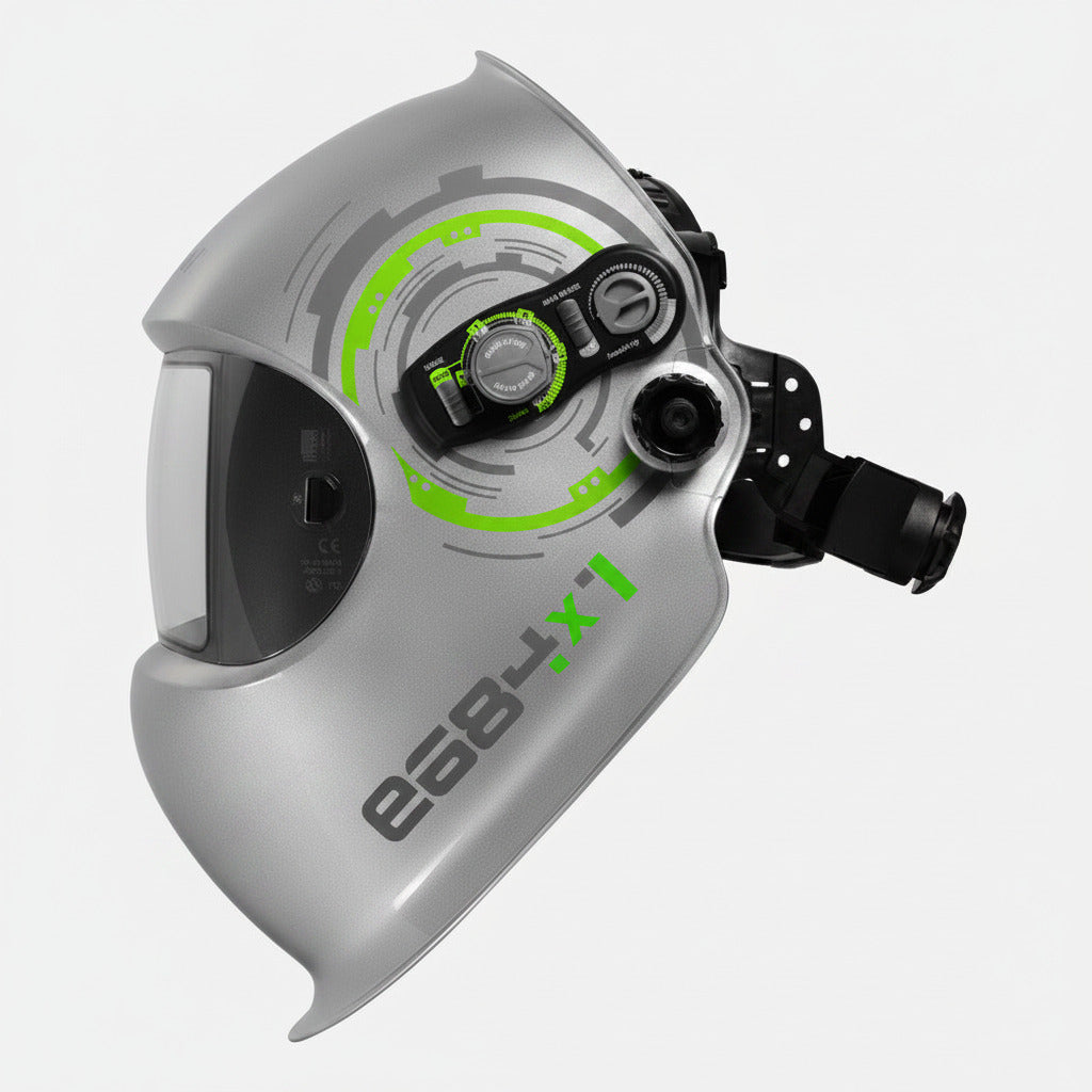 optrel e684 Schweißhelm silber