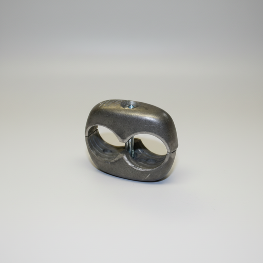 Doppelschlauchklemme Aluminium