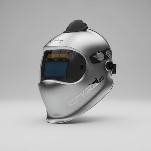 optrel crystal2.0 Frischluftautomatikschweißhelm silber