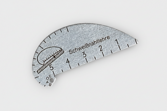 Schweißnahtlehre Aluminium 0–15 mm